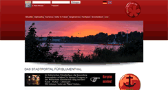 Desktop Screenshot of blumenthal.de