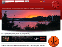 Tablet Screenshot of blumenthal.de